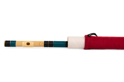 RF PVC Fiber C# Natural Bansuri Middle Octave 18"inches | Colors