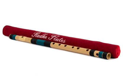 RF PVC Fiber C# Natural Bansuri Middle Octave 18"inches | Colors