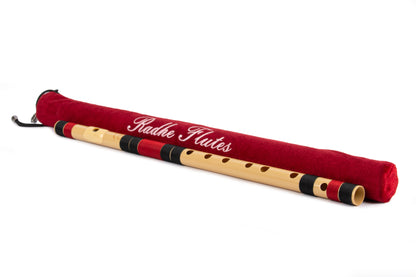 RF PVC Fiber C# Natural Bansuri Middle Octave 18"inches | Colors