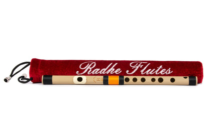 RF PVC Fiber B Natural Bansuri Middle Octave 11"inches