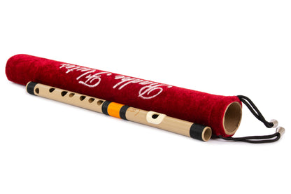 RF PVC Fiber B Natural Bansuri Middle Octave 11"inches