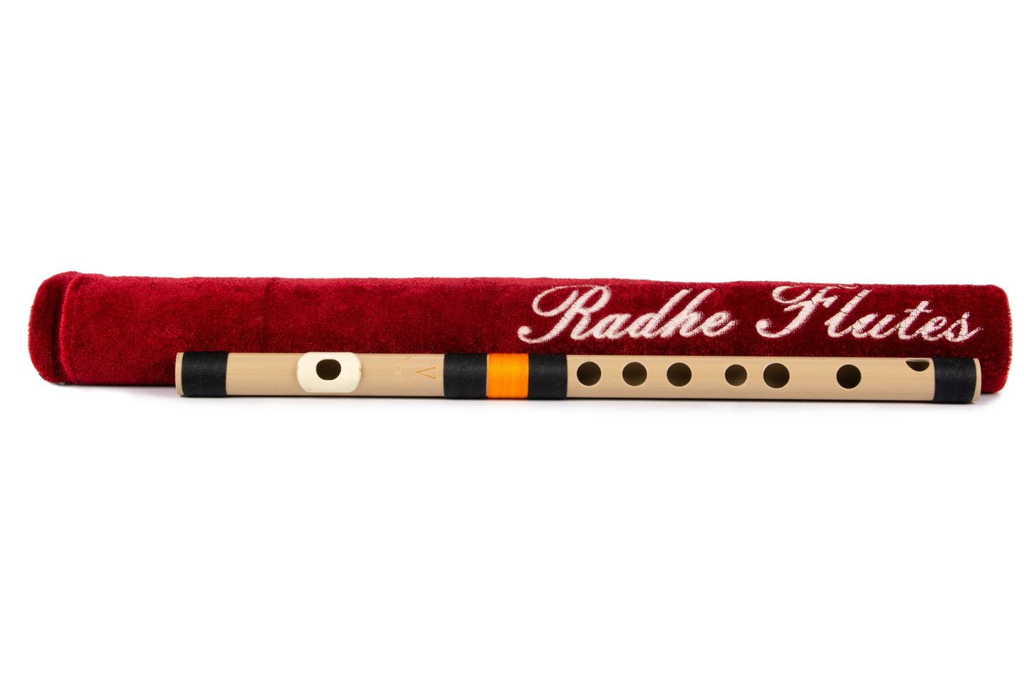 RF PVC Fiber A Natural Bansuri Middle Octave 12"inches