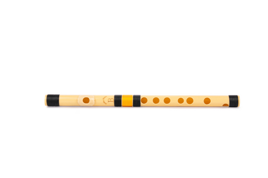 RF PVC Fiber B Natural Bansuri Middle Octave 11"inches