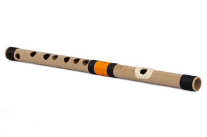 RF PVC Fiber B Natural Bansuri Middle Octave 11"inches