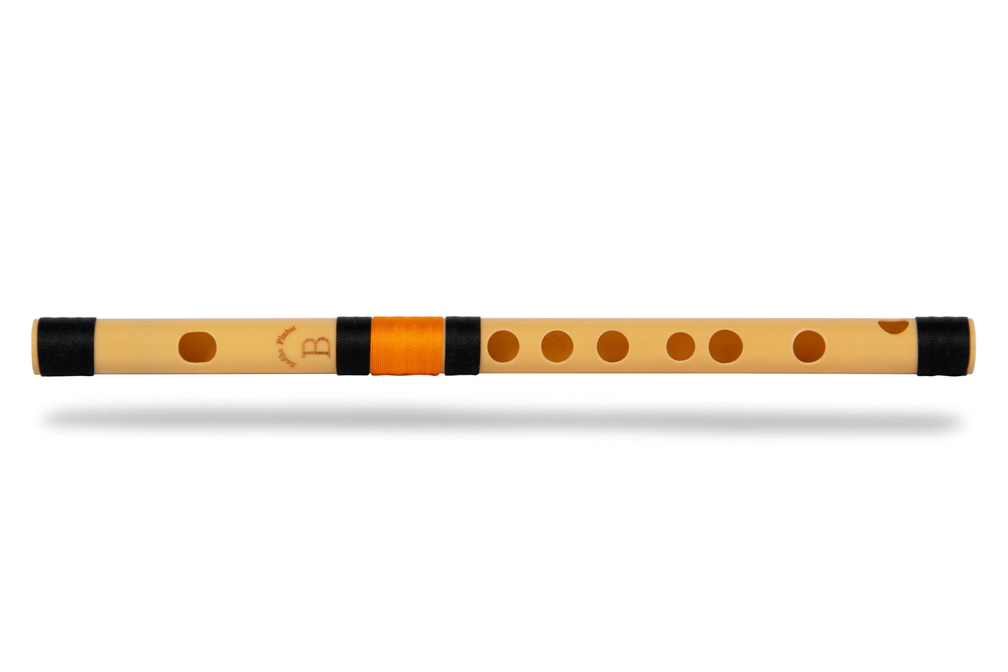 RF PVC Fiber B Natural Bansuri Middle Octave 11"inches