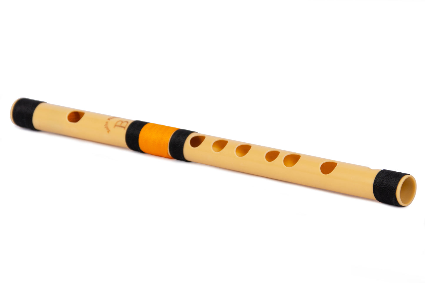 RF PVC Fiber B Natural Bansuri Middle Octave 11"inches