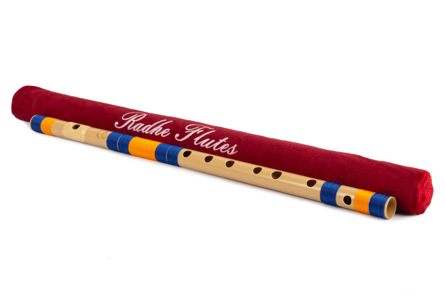 RF PVC Fiber C# Natural Bansuri Middle Octave 18"inches | Colors