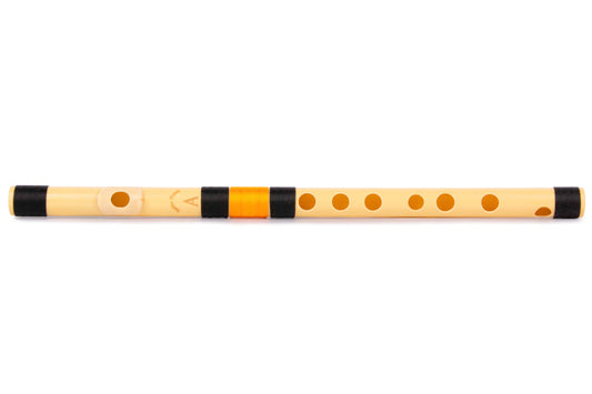 RF PVC Fiber A Natural Bansuri Middle Octave 12"inches