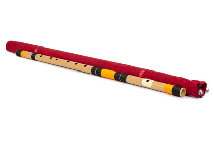 RF PVC Fiber D Sharp Bansuri Double Base Octave 31"inches