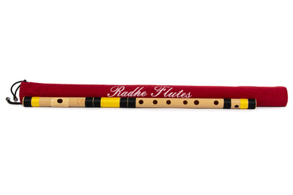 RF PVC Fiber C# Natural Bansuri Middle Octave 18"inches | Colors