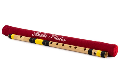 RF PVC Fiber C# Natural Bansuri Middle Octave 18"inches | Colors