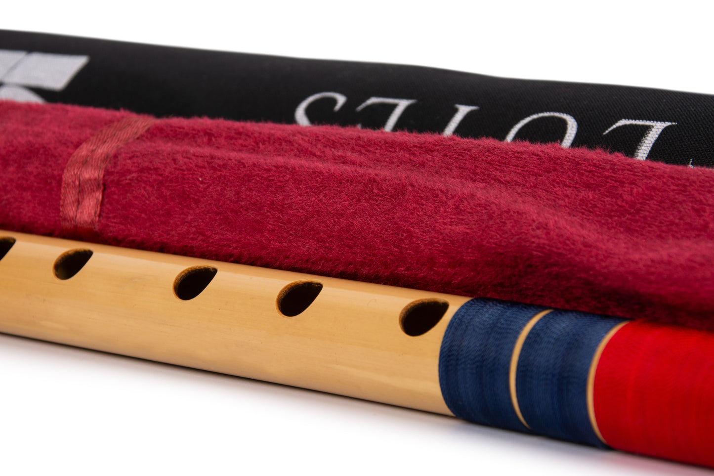 RF Bamboo C Natural Bansuri Middle Octave with Hard Cover 19"inches