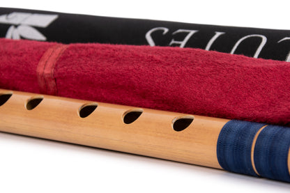 RF Bamboo C Natural Bansuri Middle Octave with Hard Cover 19"inches