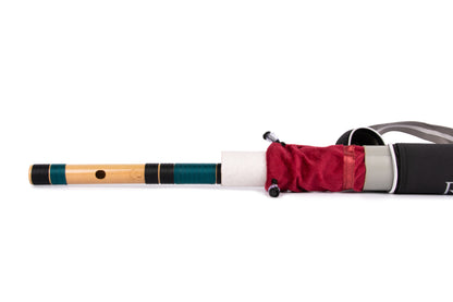 RF Bamboo C Natural Bansuri Middle Octave with Hard Cover 19"inches