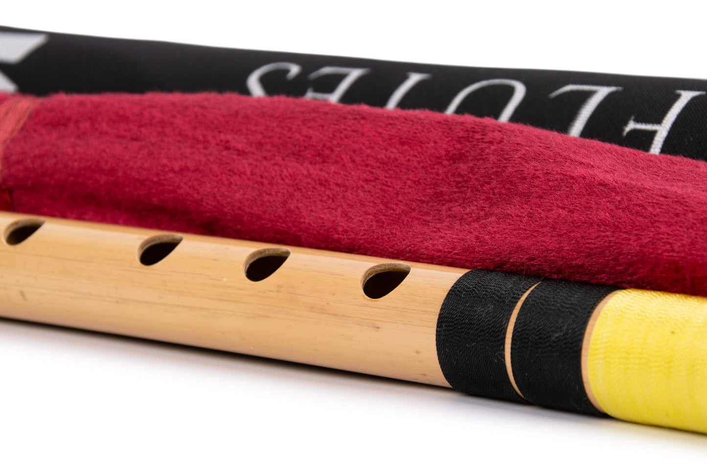 RF Bamboo C Natural Bansuri Middle Octave with Hard Cover 19"inches