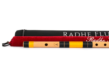 RF Bamboo A Natural Bansuri Base Octave with Hard Cover 23"inches