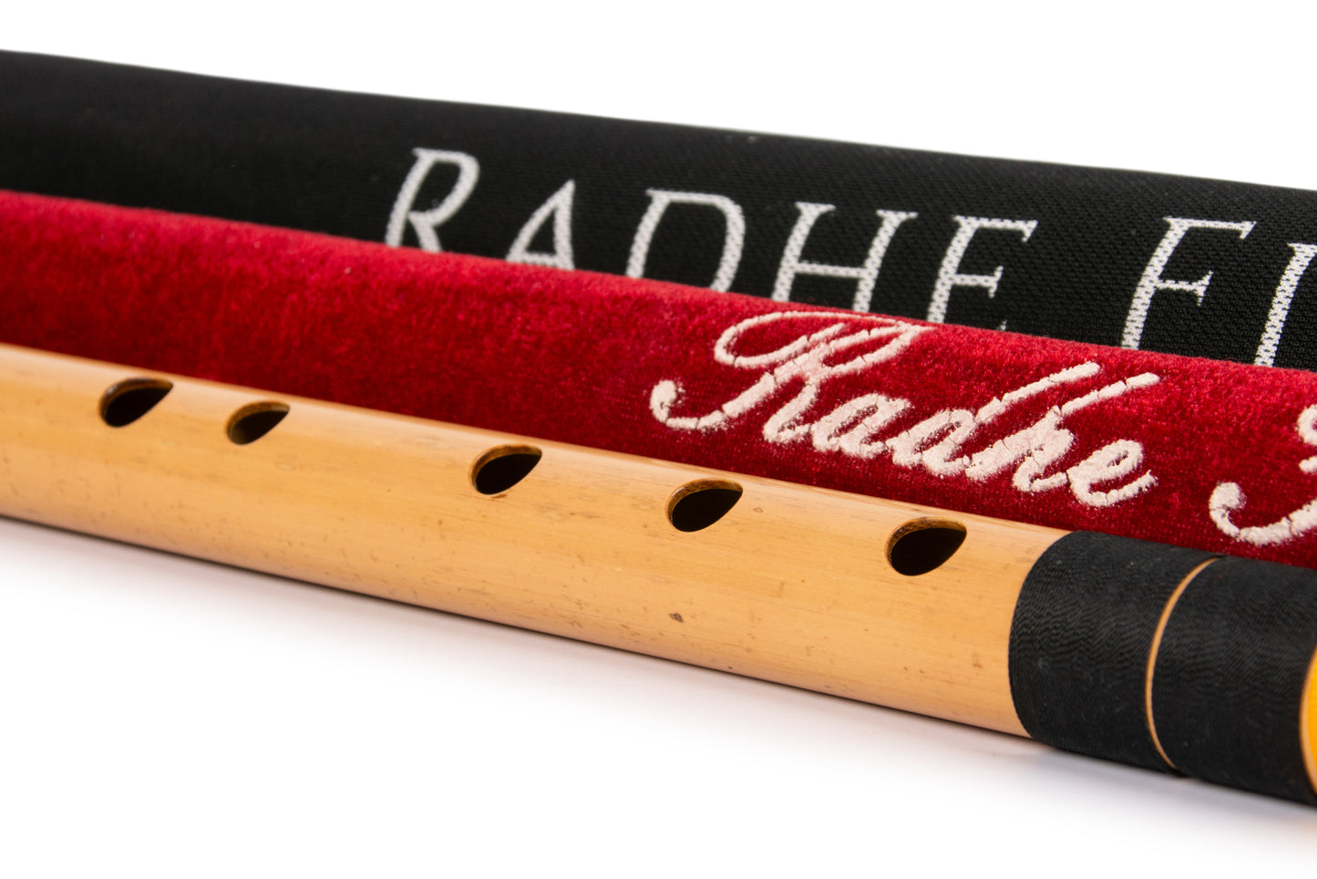 RF Bamboo A Natural Bansuri Base Octave with Hard Cover 23"inches