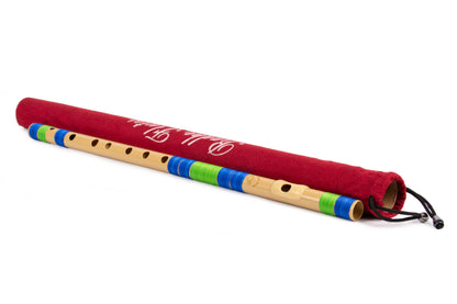 RF PVC Fiber C# Natural Bansuri Middle Octave 18"inches | Colors