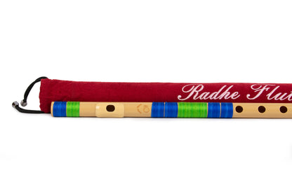 RF PVC Fiber C# Natural Bansuri Middle Octave 18"inches | Colors