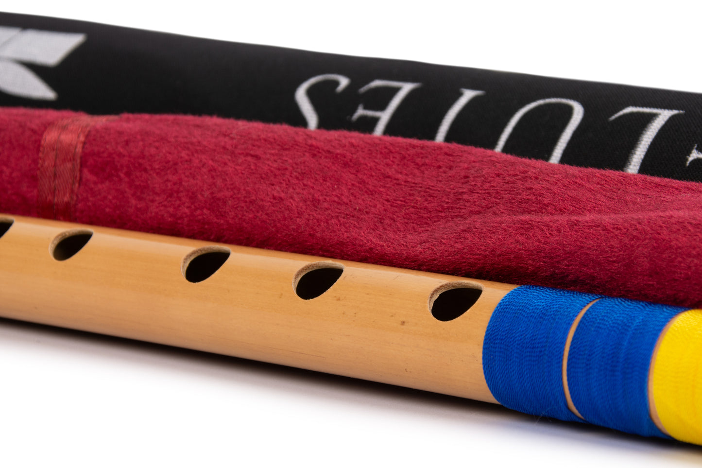 RF Bamboo C Natural Bansuri Middle Octave with Hard Cover 19"inches