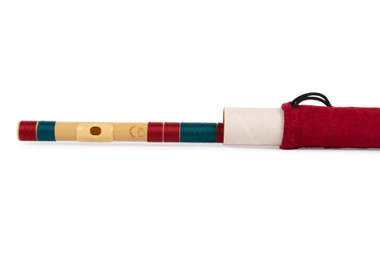 RF PVC Fiber C# Natural Bansuri Middle Octave 18"inches | Colors