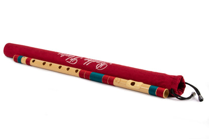 RF PVC Fiber C# Natural Bansuri Middle Octave 18"inches | Colors