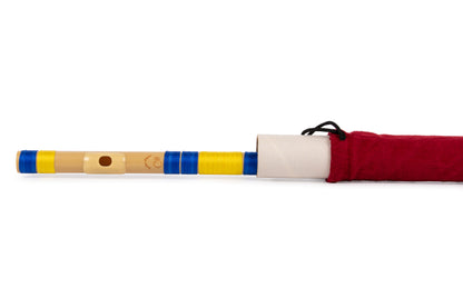 RF PVC Fiber C# Natural Bansuri Middle Octave 18"inches | Colors