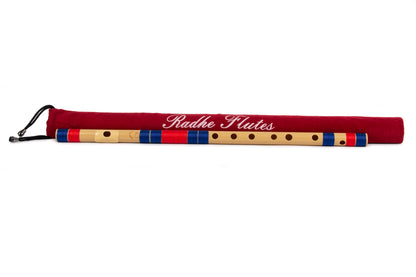 RF PVC Fiber C# Natural Bansuri Middle Octave 18"inches | Colors