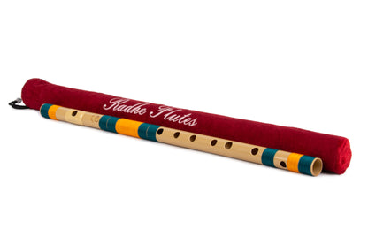 RF PVC Fiber C# Natural Bansuri Middle Octave 18"inches | Colors