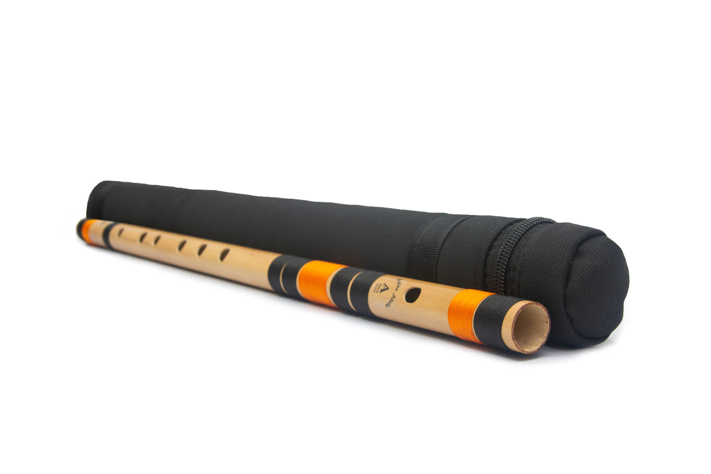 RF Bamboo A Natural Bansuri Base Octave with Hard Cover 23"inches