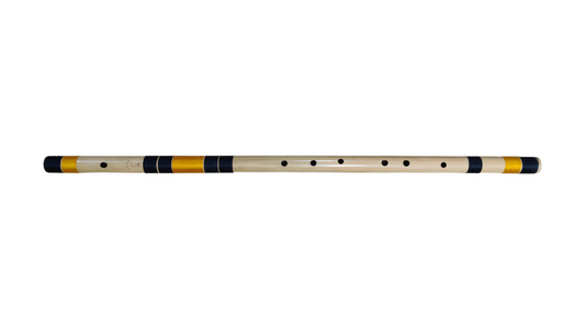 RF Bamboo C Natural Bansuri Base Octave with Hard Cover 36"inches