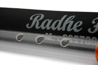 RF Acrylic Fiber F Sharp Bansuri Base Octave with Hard Cover 27"inches