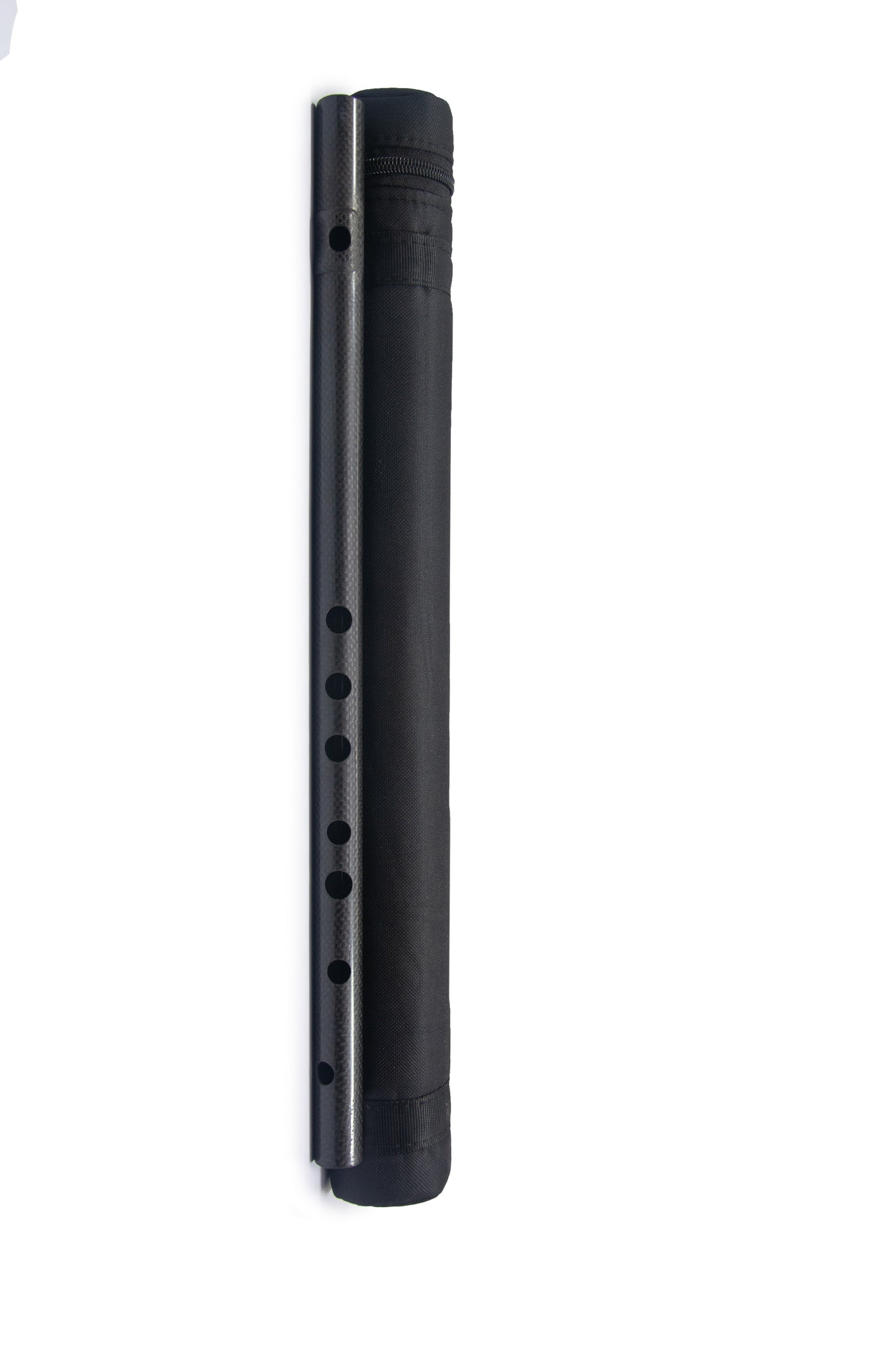 राधे फ्लूट्स कार्बन फाइबर सी प्राकृतिक बांसुरी मध्य ऑक्टेव हार्ड कवर के साथ 19"इंच