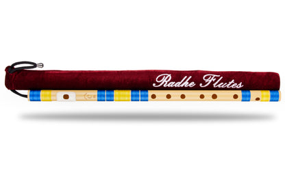 RF PVC Fiber C Natural Bansuri Middle Octave 20.5"inches | Colors